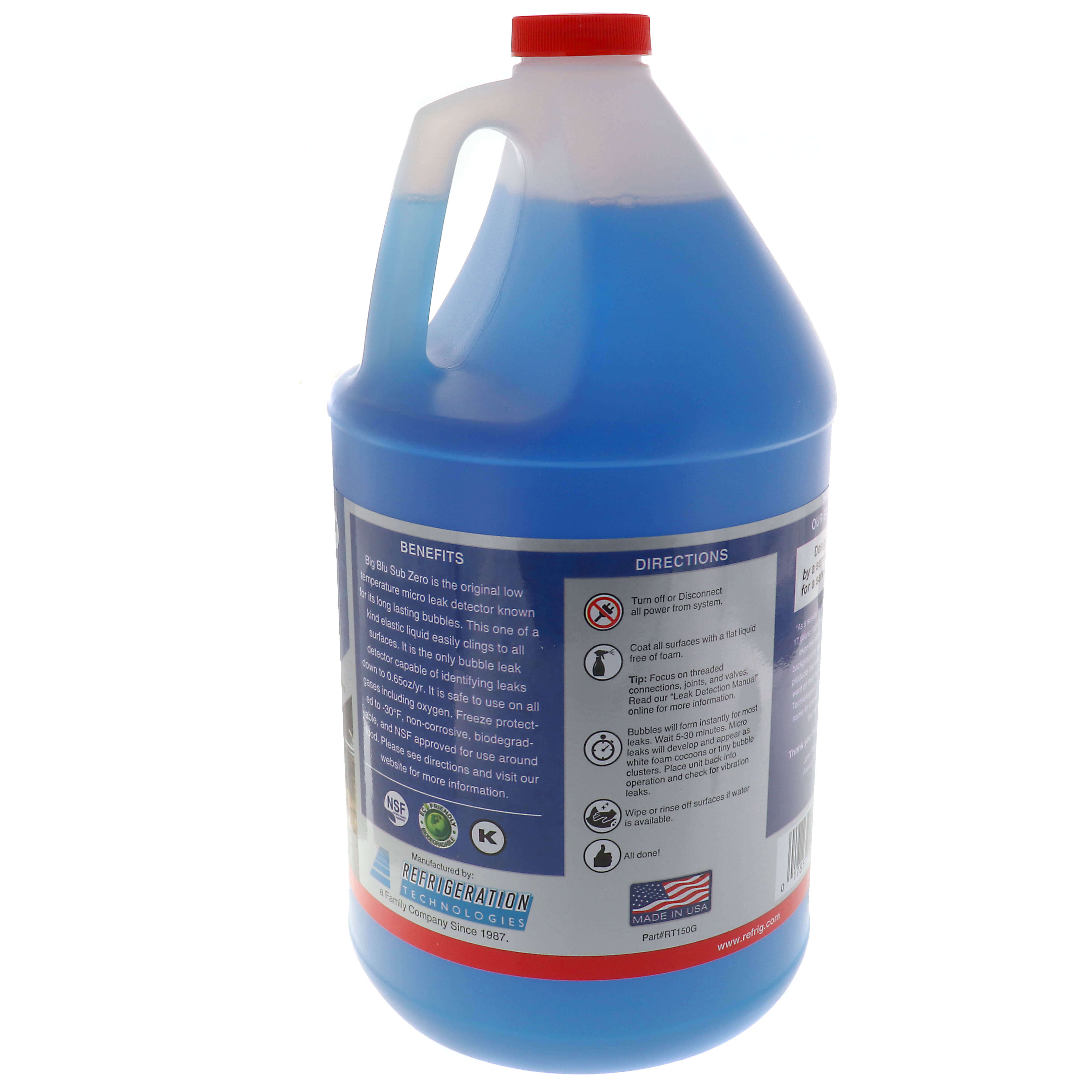 REFRIGERATION TECHNOLOGIES Refrigeration Technologies RT150G Blu Micro Leak Detectors 1 Gal