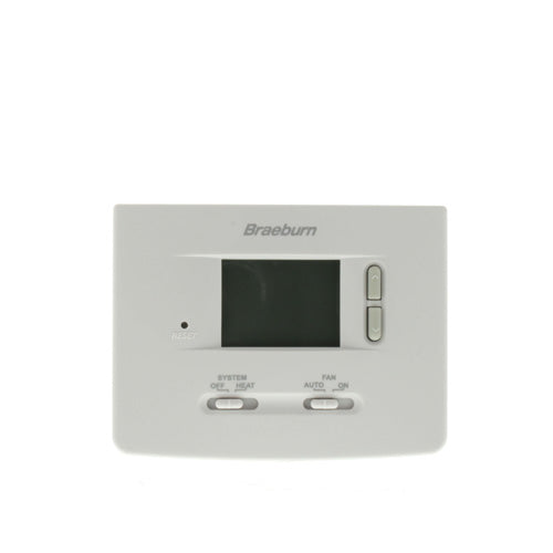 BRAEBURN SYSTEMS Braeburn 1025NC Builder Series Non-Programmable Thermostat - Heat Only