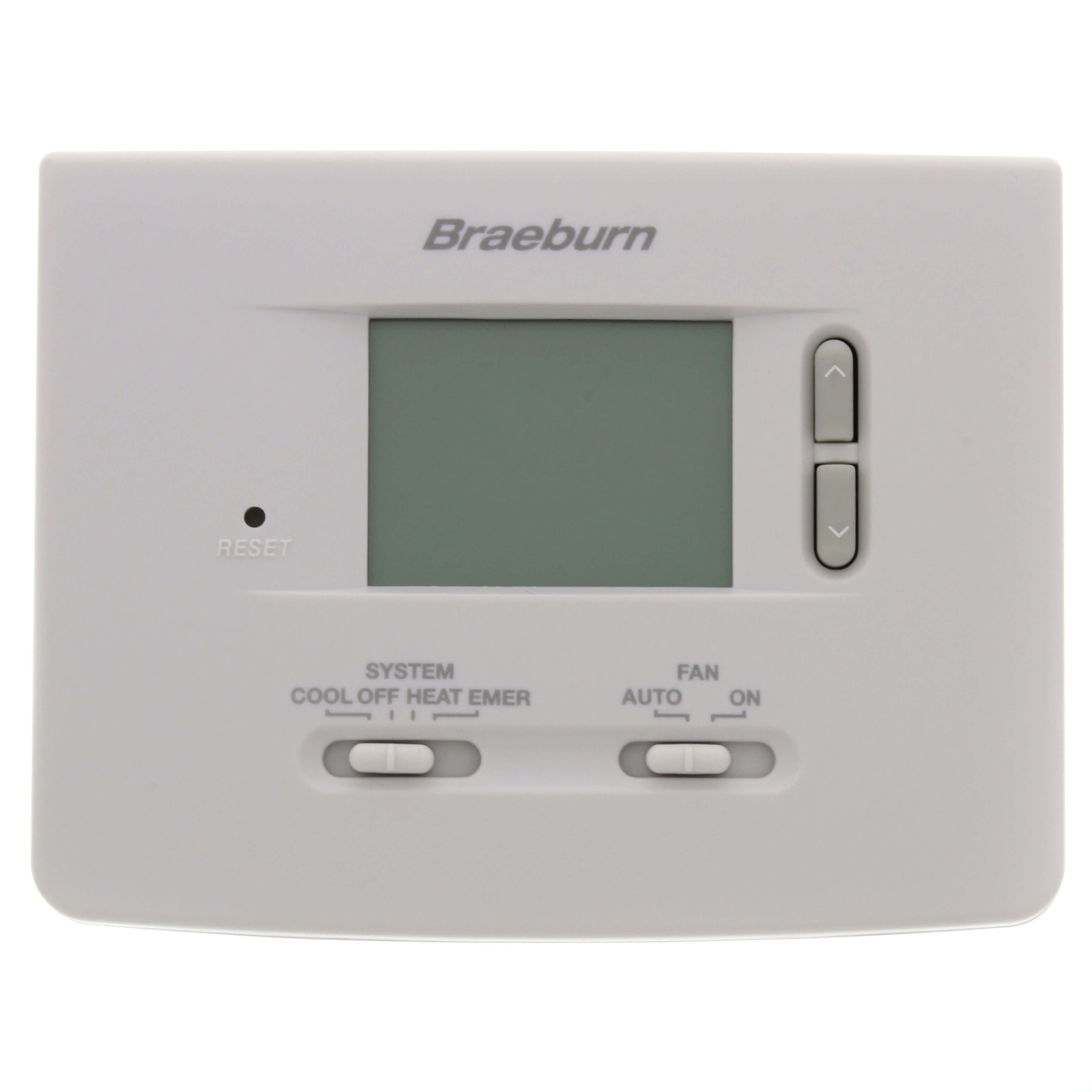 BRAEBURN SYSTEMS Braeburn 1220NC 2 Heat / 1 Cool Non Programmable Thermostat Builder Series