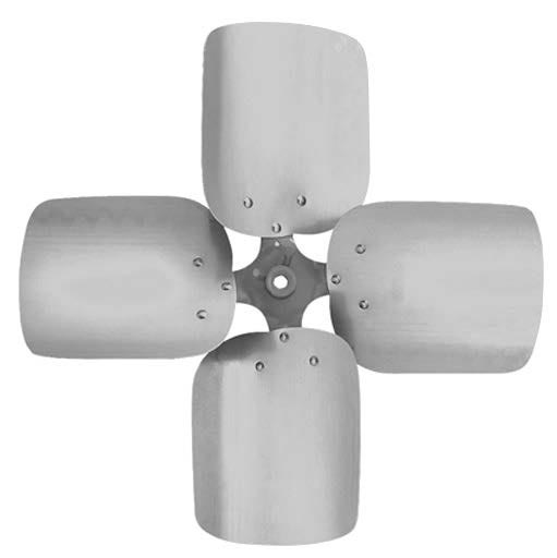 LAU Lau 60719501 Heavy Duty Condenser Propeller, 16 in, 27 deg Pitch, 4 Blades, CW Rotation