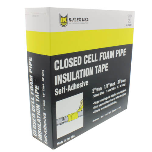 K-FLEX K-Flex 800-EL-018 Elastometric Insulation Tape 1/8 inches thick 30 Feet