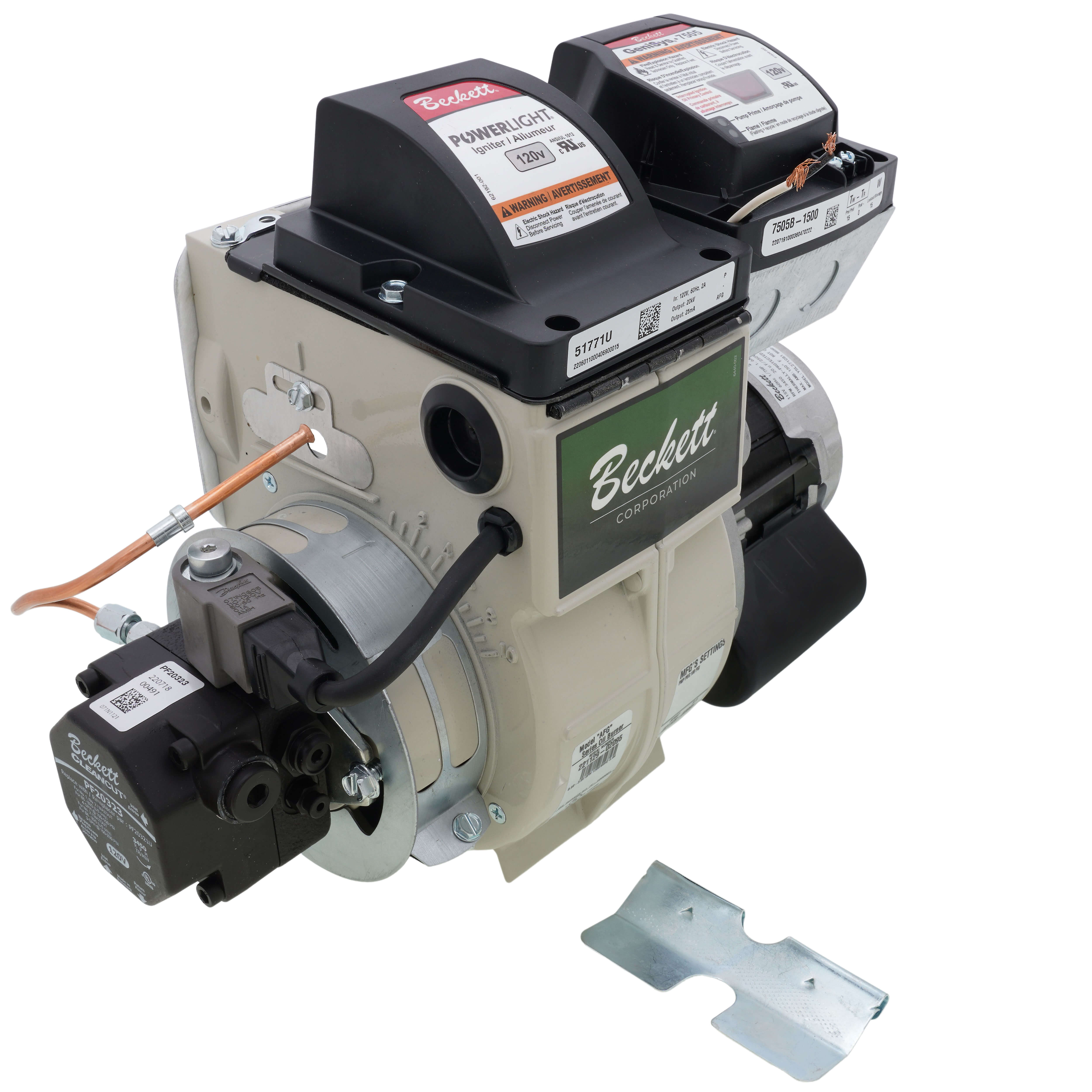 RW BECKETT Beckett B2007 1/4 hp 120V 3450 Oil Burner Motor