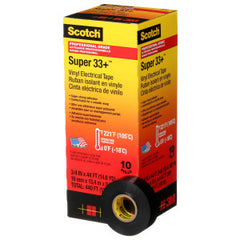 3M 33-SUPER-3/4X44FT Scotch Super 33+ Vinyl Electrical Tape 600V 3/4 Inch 44 Feet