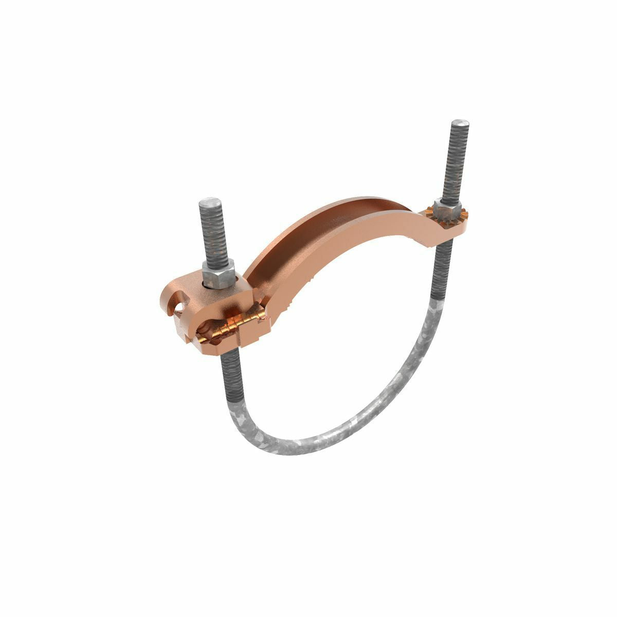 BURNDY BURNDY GAR3906 Mechanical Grounding Connector, Conductor to Water Pipe, 4-4/0 AWG, 6 Pipe, 3/8 Stud