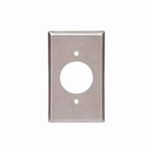 EATON Crouse-Hinds 93227-BOX EWD 93227-BOX Wallplate 2G Sgl Recp Replacement MPN