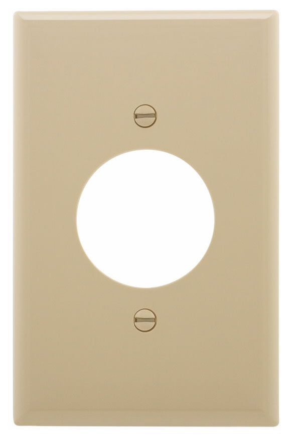 EATON Cooper Wiring PJ720V PJ Series Mid-Sized Power Outlet Wallplate, 1 Gang, 4.87 in H x 3.12 in W, Replacement MPN PJ720V