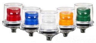 FEDERAL SIGNAL Federal Signal 225XL-120-240R Flashing LED Light 120-240VAC Hazardous Location Red