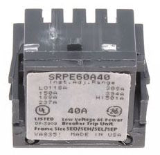 GENERAL ELECTRIC General Electric SRPE60A40 GED SRPE60A40 Spectra E 40A Rating