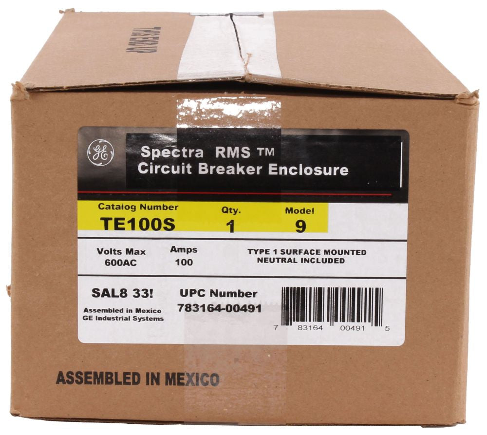 GENERAL ELECTRIC General Electric TE100S GED TE100S Enclosure NEMA 1 100A CB Enclosure TE100S