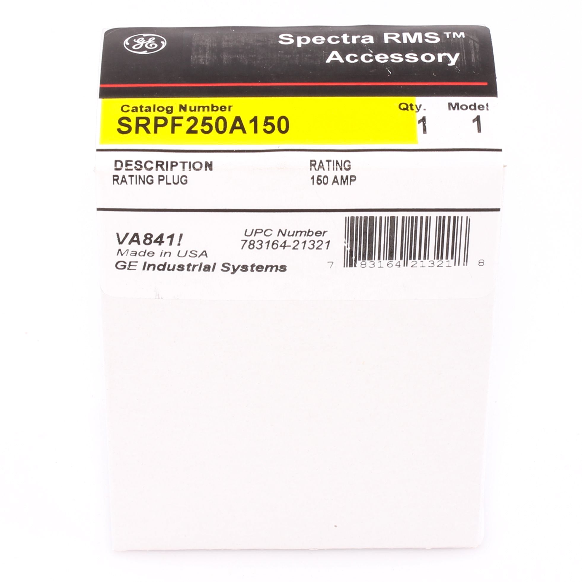 GENERAL ELECTRIC General Electric SRPF250A150 Ged Spectra F 150A