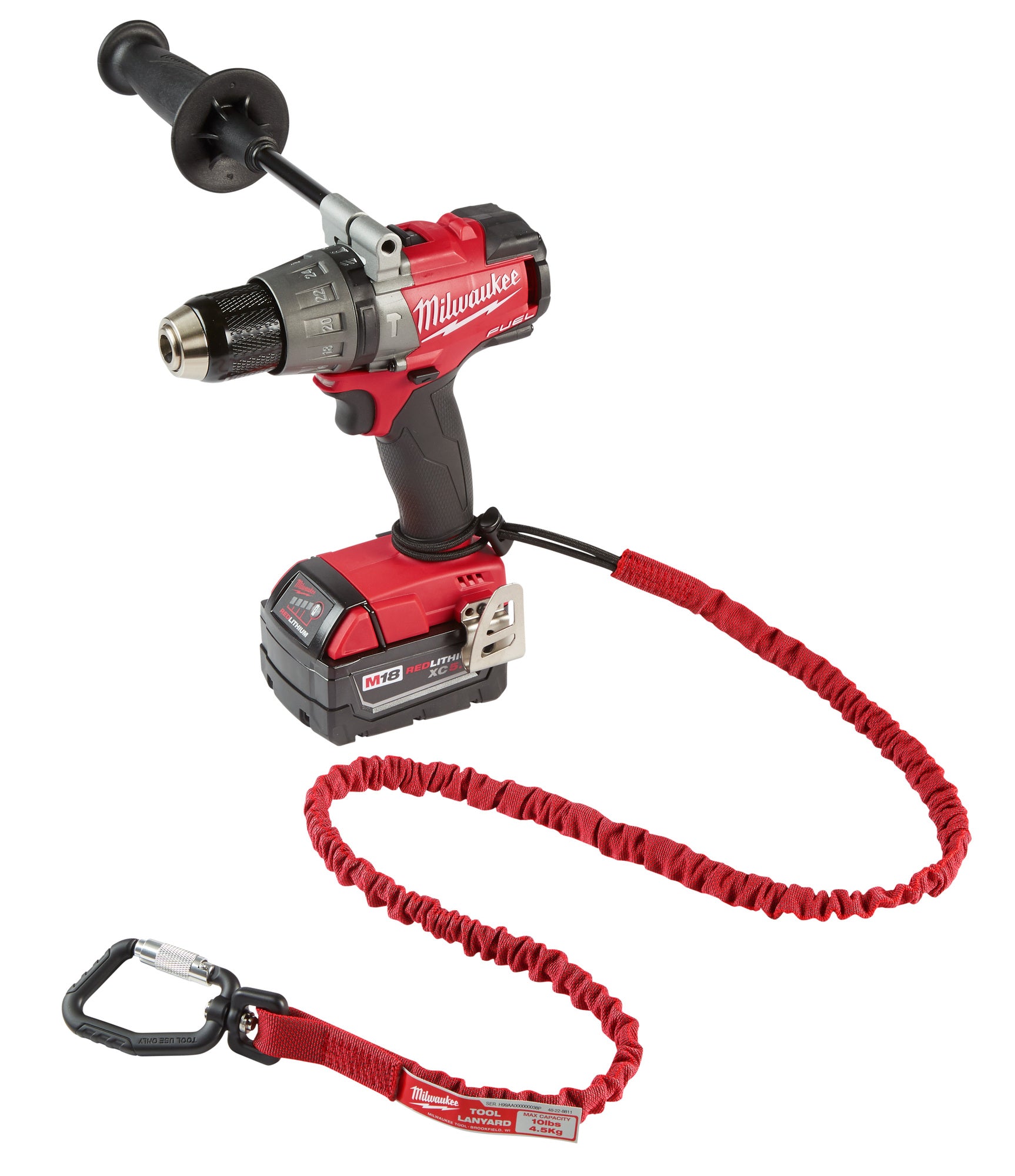 MILWAUKEE Milwaukee 48-22-8811 10 Lb Extended Reach Locking Tool Lanyard