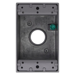 Red Dot IH3-2-LM Single Gang Universal Weatherproof Box, 18.3 Cubic Inches, Hub Size 3/4 Inch