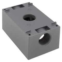 Red Dot IH3-2-LM Single Gang Universal Weatherproof Box, 18.3 Cubic Inches, Hub Size 3/4 Inch