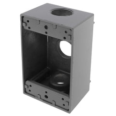 Red Dot IH3-2-LM Single Gang Universal Weatherproof Box, 18.3 Cubic Inches, Hub Size 3/4 Inch