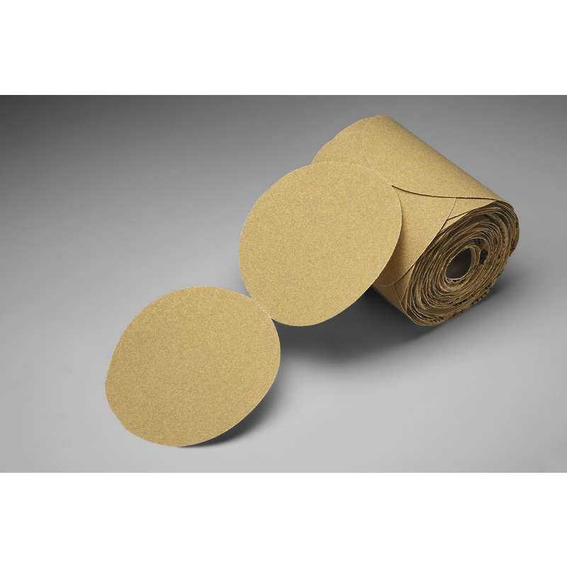 3M 3M 7000028128 216U Open Coated PSA Paper Disc, 5 in Dia Disc, P180 Grit, Very Fine Grade