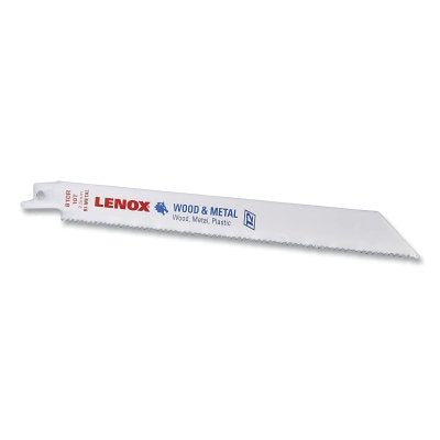 LENOX Lenox 20590B810R Reciprocating Saw Blade - 8 In L x 3/4 In W - 10 TPI