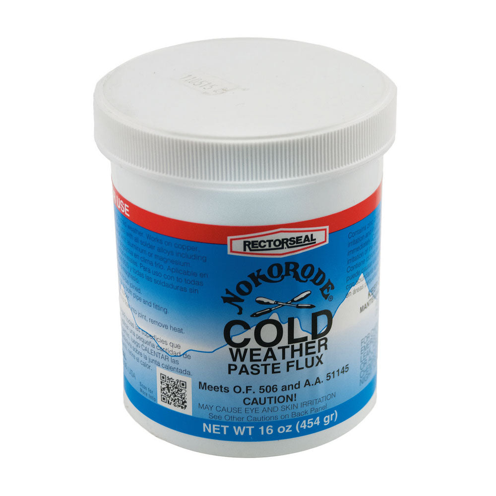RECTORSEAL Rectorseal 14730 Nokorode Cold Weather Paste Flux, 1 lb. - Flux Nokorode 1 Lb.