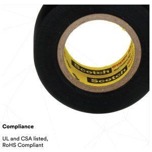 3M 3M 33-SUPER-3/4X20FT Vinyl Electrical Tape 600 Volt 20 Foot