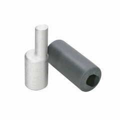 BURNDY BURNDY AYPO500 Aluminum Compression Pin Adapter 500 kcmil 0.68 Plug Dia 1.60 Plug Length Al/Cu Rated