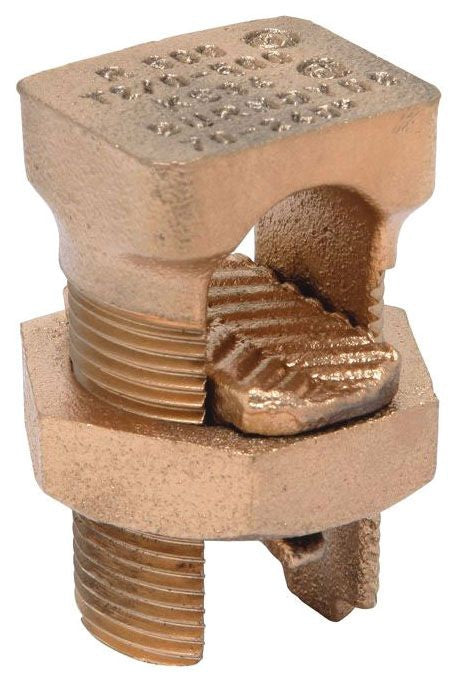 BURNDY BURNDY KS34 Copper Split Bolt, Cu: 2/0 AWG (Str)-500 KCMIL (Run & Tap)