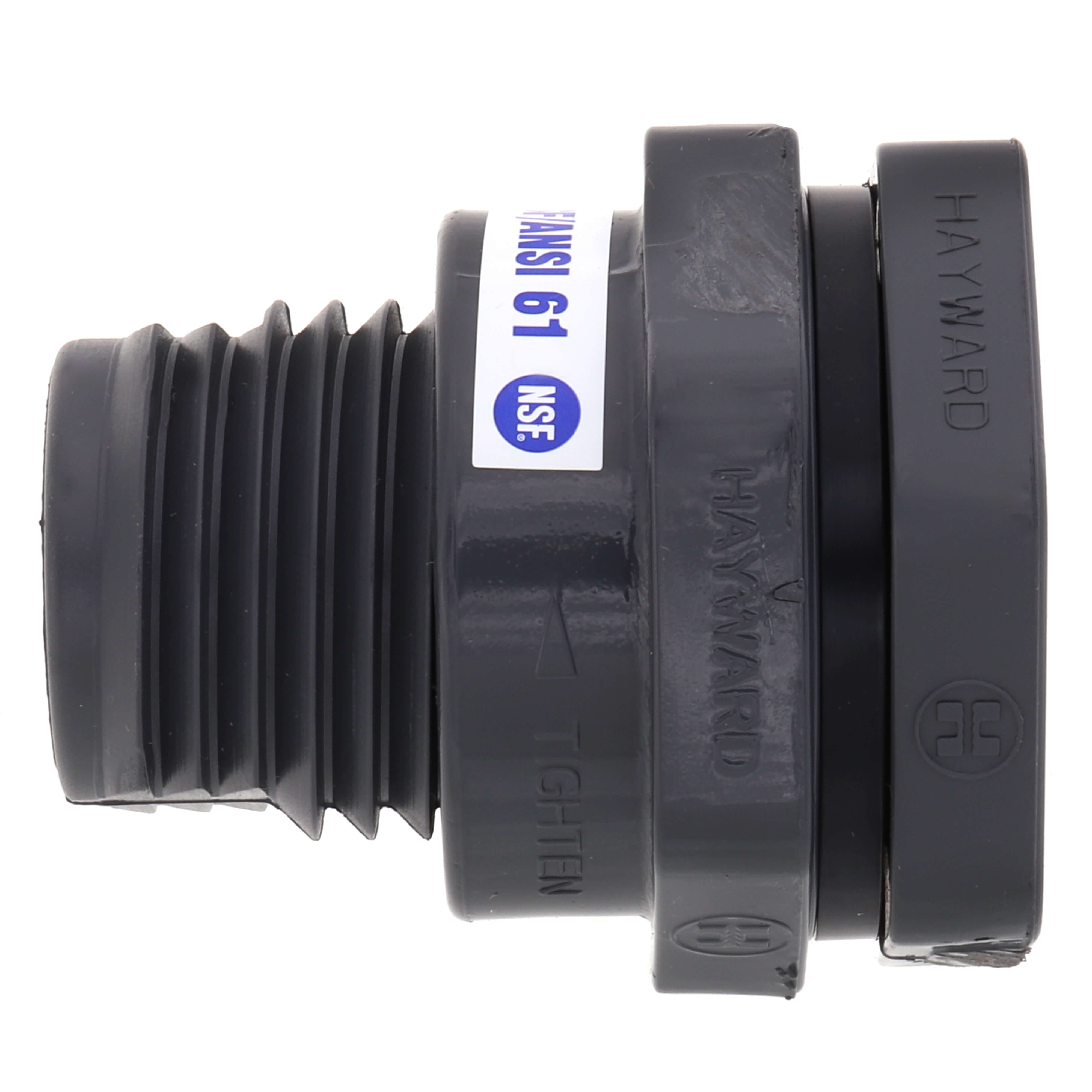 HAYWARD Hayward BFAS1007CES 3/4 PVC Bulkhead Fitting w/EPDM Gasket (Socket x Thread)