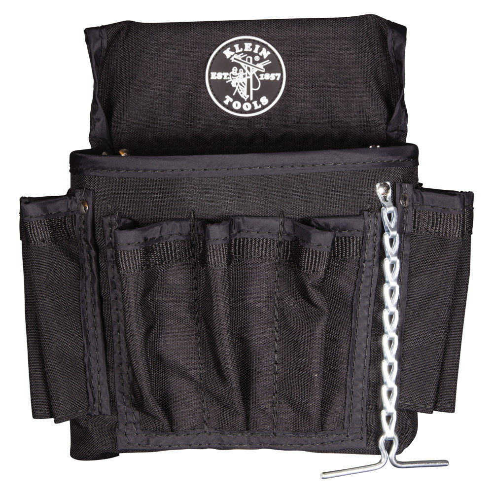 KLEIN TOOLS Klein 5719 PowerLine Series Electrician Tool Pouch, 18-Pocket