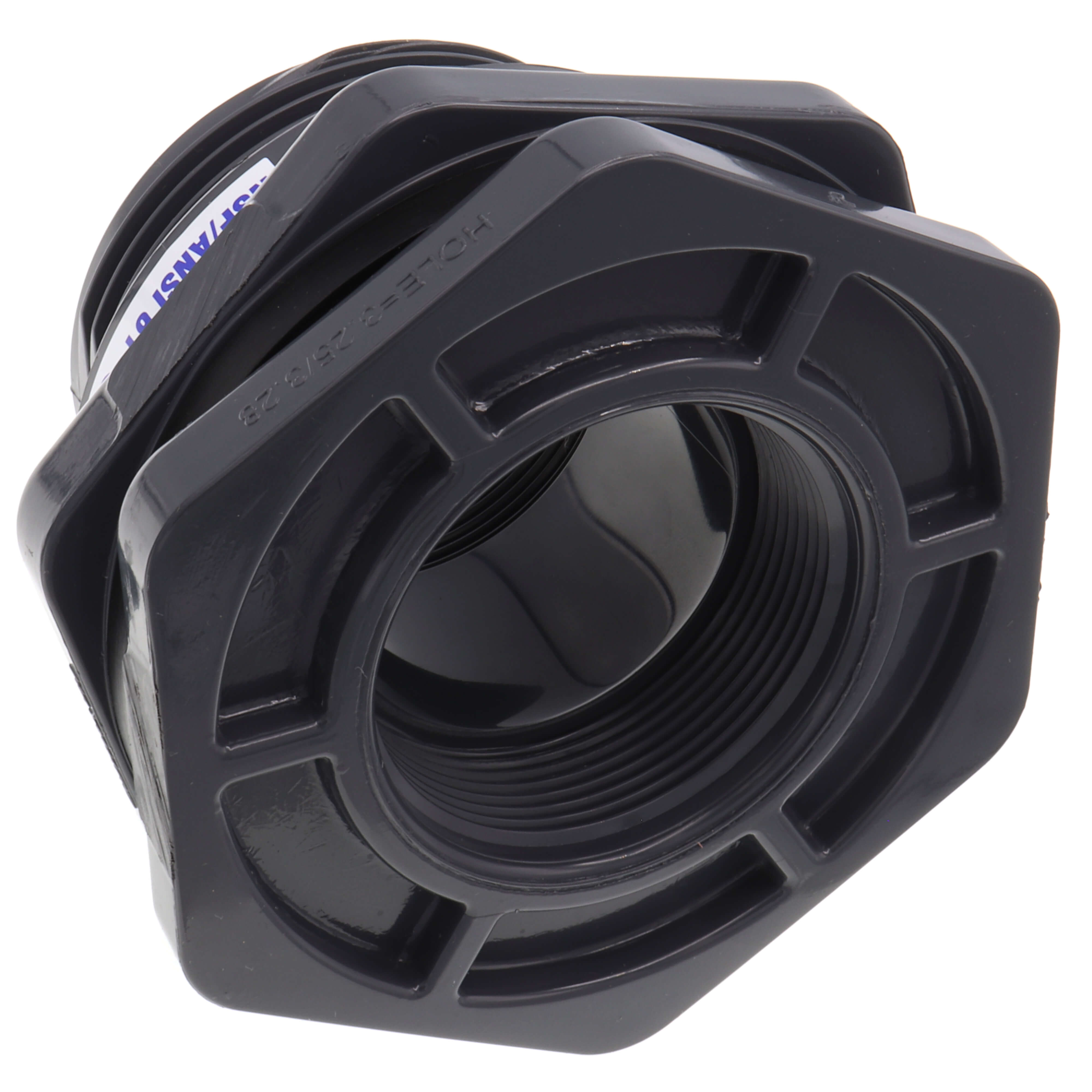 HAYWARD Hayward BFAS1020TES 2 PVC Bulkhead Fitting w/EPDM Gasket (Thread x Thread)