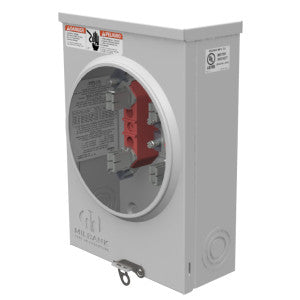 MILBANK Milbank U7487-O-TG 4 Terminal Ringless Plain Top Triplex Ground 125 Ampere