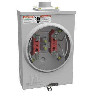 MILBANK Milbank U7487-YL-TG 4 Terminal Ringless 1.25 In Hub Triplex Ground