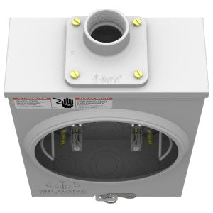 MILBANK Milbank U7487-YL-TG 4 Terminal Ringless 1.25 In Hub Triplex Ground