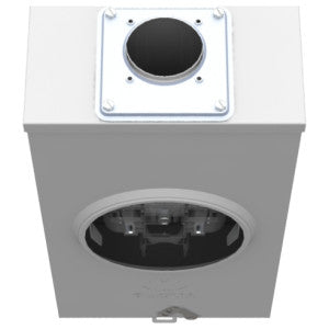 MILBANK Milbank U9800-RRL-QG-BL-NE 4 Terminal Ringless Large Hub Open Adapt To Small Hub Open Lever Bypass 9-16 In Barrel Lock With Bracket Provision New England