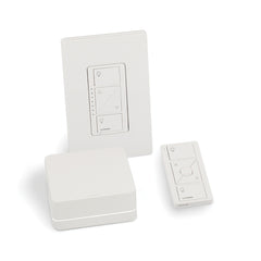 LUTRON Lutron P-BDGPRO-PKG1W Caseta Wireless Dimmer Pro Kit with Smart Bridge, 4-Pack