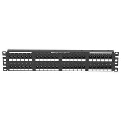 Panduit NK6XPPG48Y NetKey Cat 6 Flat Patch Panel 48-Port