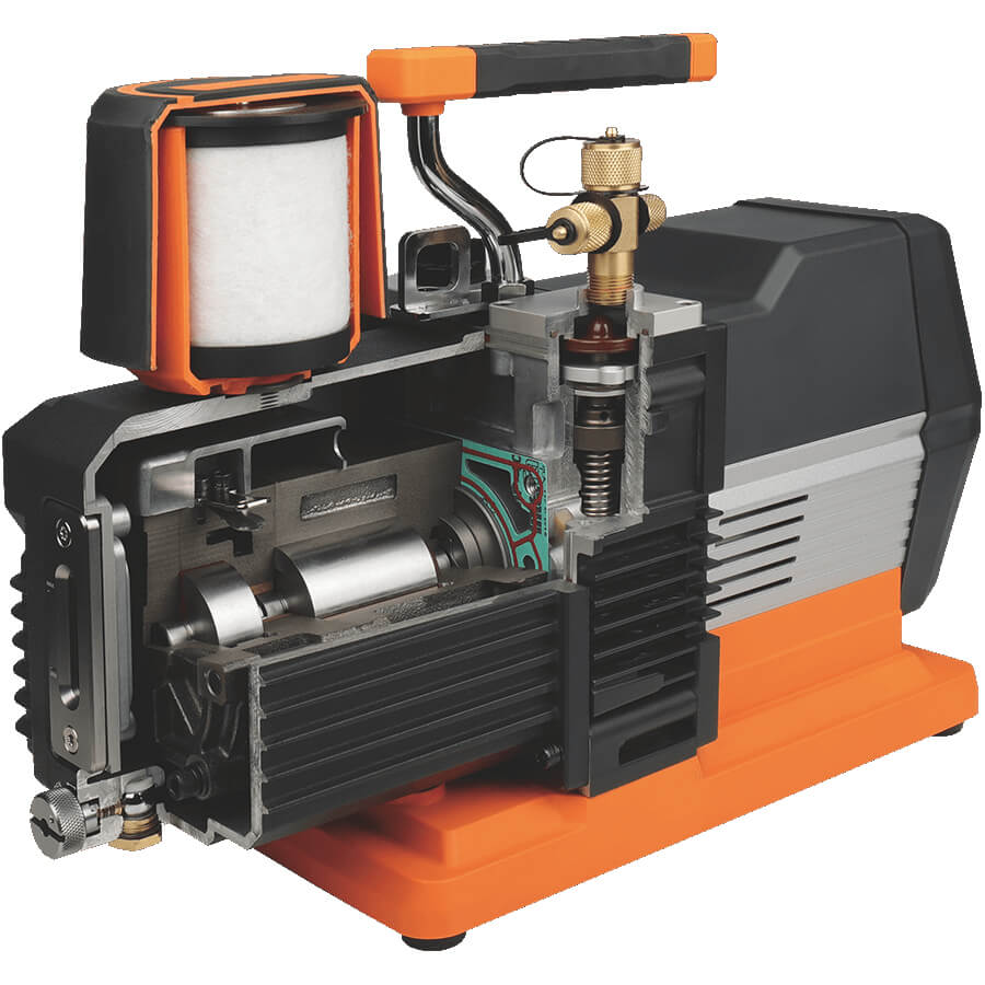 NAVAC NAVAC NP12DM Vacuum Pump, 12 CFM 5 Micron 115V w/ 3 inlet ports