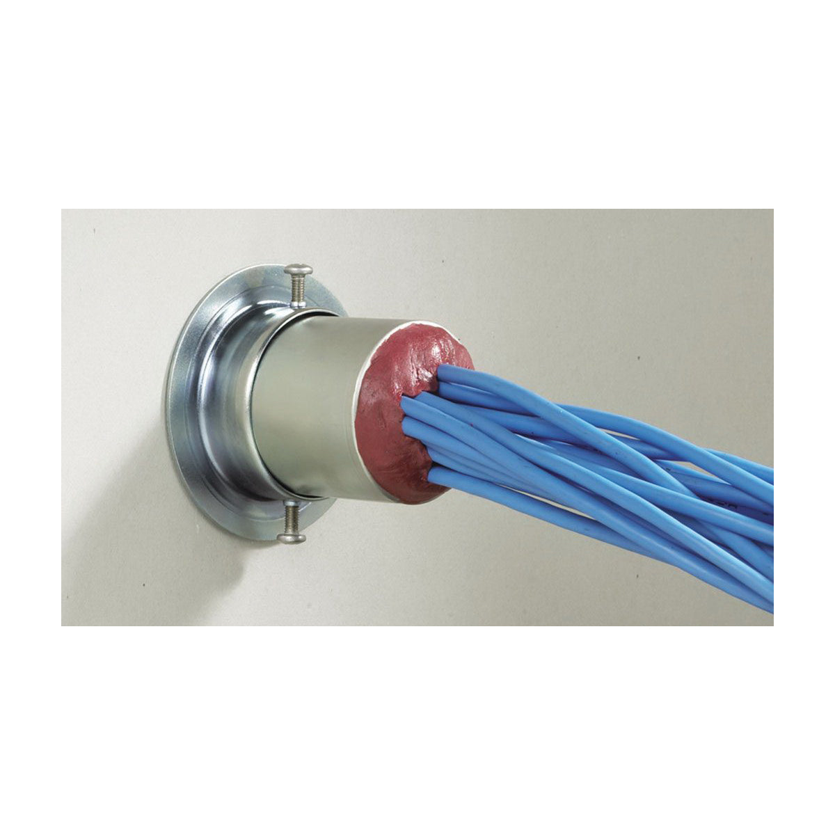 SPECIFIED TECHNOLOGIES Specified Technologies FS100 SpecSeal 1 Ready Sleeve Firestop Kit, Includes Escutcheon Plates, Gaskets, and Putty