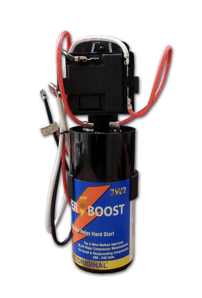 SUPCO Supco 3W2 208 to 277 VAC, 3.5 to 4.5 HP, 3-Wire, Mechanical Potential Relay/Start Capacitor Combination