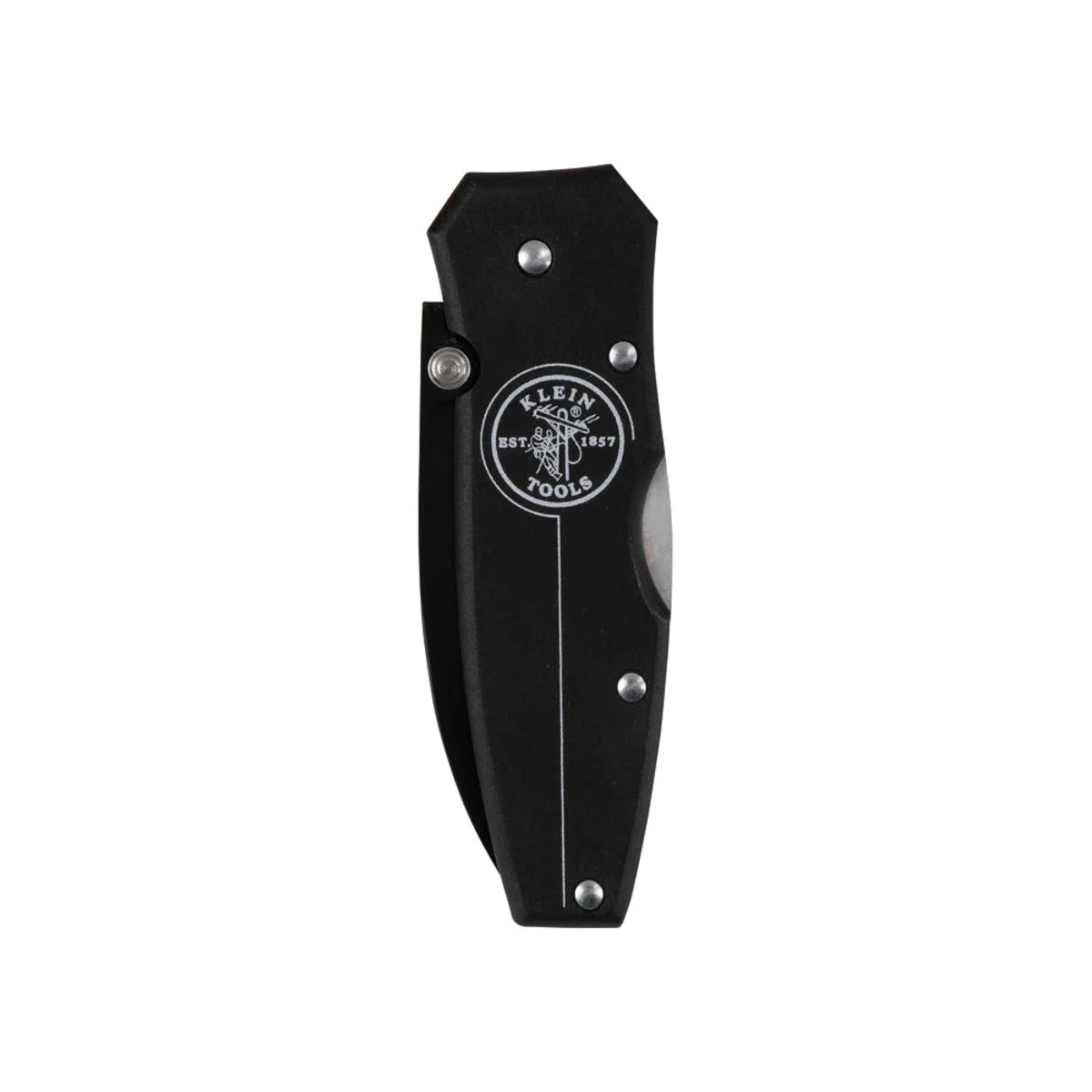 KLEIN TOOLS Klein 44000BLK Black Lightweight Lockback Knife 2-1/4-Inch Drop Point Blade