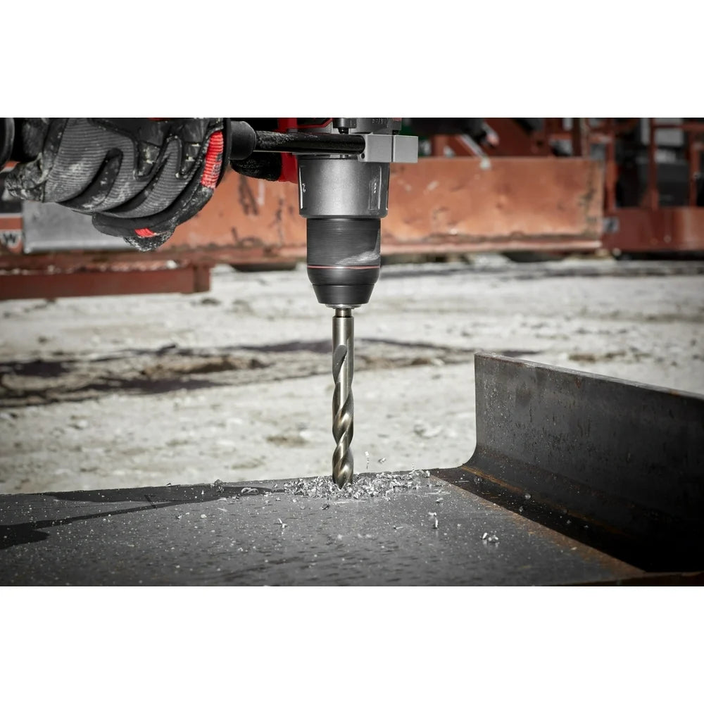 MILWAUKEE Milwaukee 48-89-2332 Red Helix Cobalt Drill Bit Set 1/16 in Min Drill Bit 1/2 in Max Drill Bit 135 deg Drill Point Angle 29 Pieces