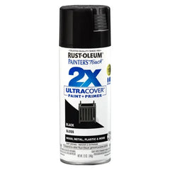 RUST-OLEUM Rust-oleum 334026 Gloss Black Spray Paint 12 Oz