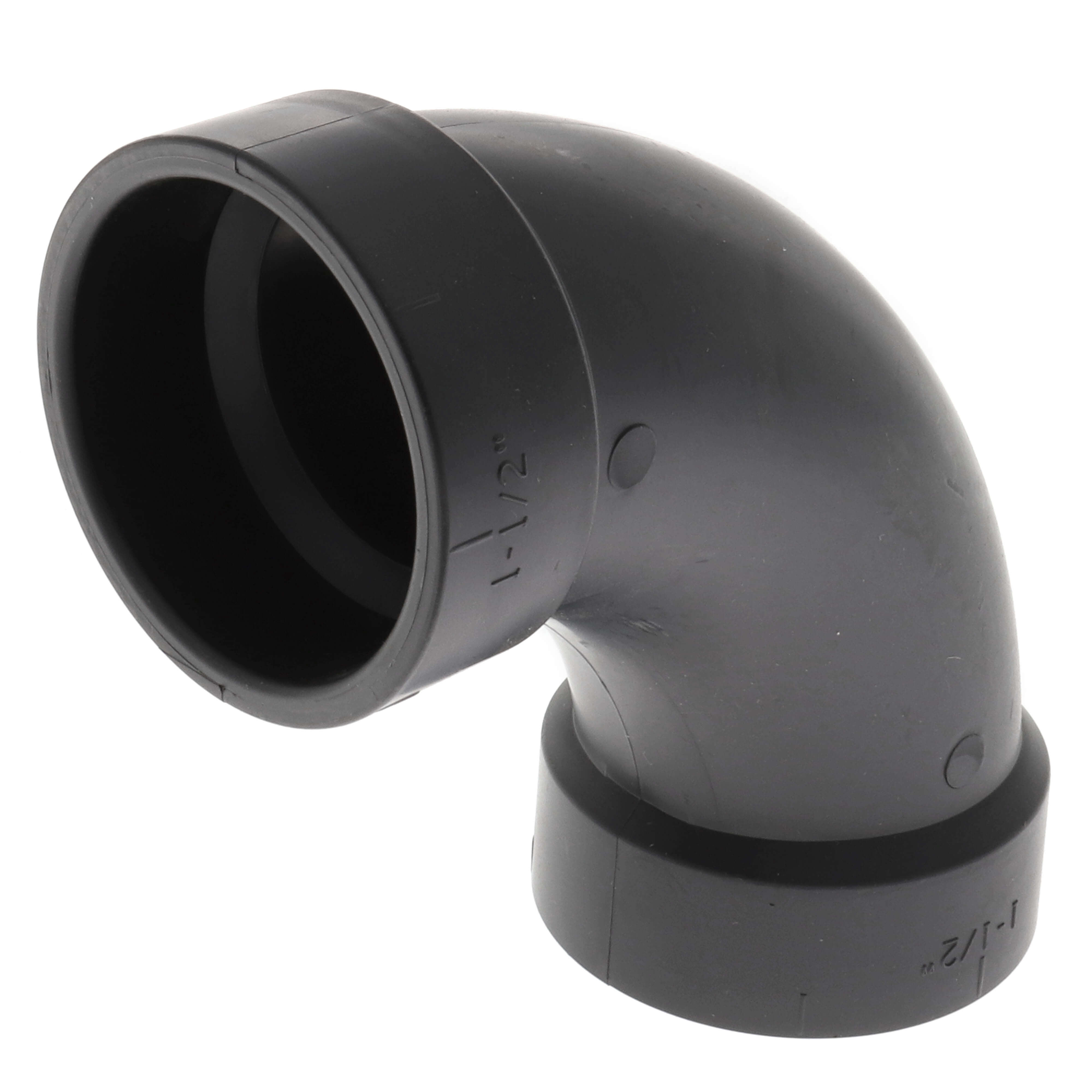 NIBCO Nibco I057000 5807-LT 1-1/2 HXH 90 Long Turn Elbow ABS
