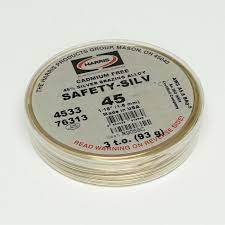 HARRIS Harris 4533 Safety-Silv 45 Brazing Alloy 1/16 in 3 Troy oz