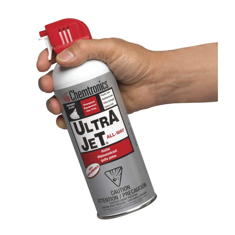 CHEMTRONICS Chemtronics ES1620 Ultrajet All-Way Nonflammable Aerosol Duster 8oz