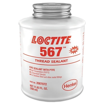 LOCTITE Loctite 2087072 567 High Temperature Thread Sealant 350 ml Brush-Cap Bottle