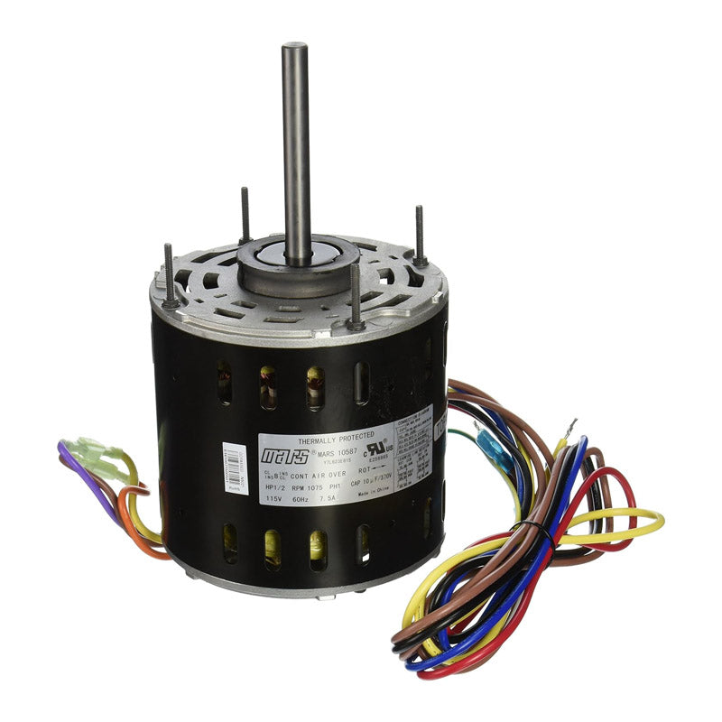MARS MARS 10587 1/2 hp 1075 RPM 115V Single Phase Blower Motor