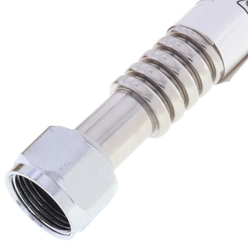 SHARKBITE Sharkbite SS3088FLEX18BV Corrugated Flexible Water Heater Connector with Ball Valve, 3/4 inch x 3/4 inch FIP, 18 inch Length