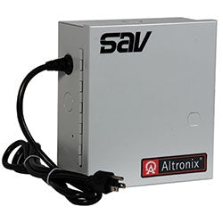 ALTRONIX Altronix SAV9D CCTV Power Supply, PTC Class Outputs, 12VDC at 5A, BC100 Enclosure