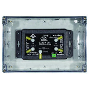 DIVERSITECH DITEK DTK-TSS4D Series Connected Surge Protector with Dry Contacts, NEMA 4X Enclosure