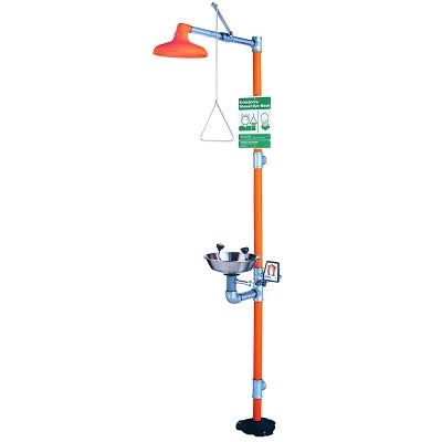 GUARDIAN EQUIPMENT Guardian Equipment G1902 GS-Plus Safety Station with Eyewash and Stainless Steel Bowl