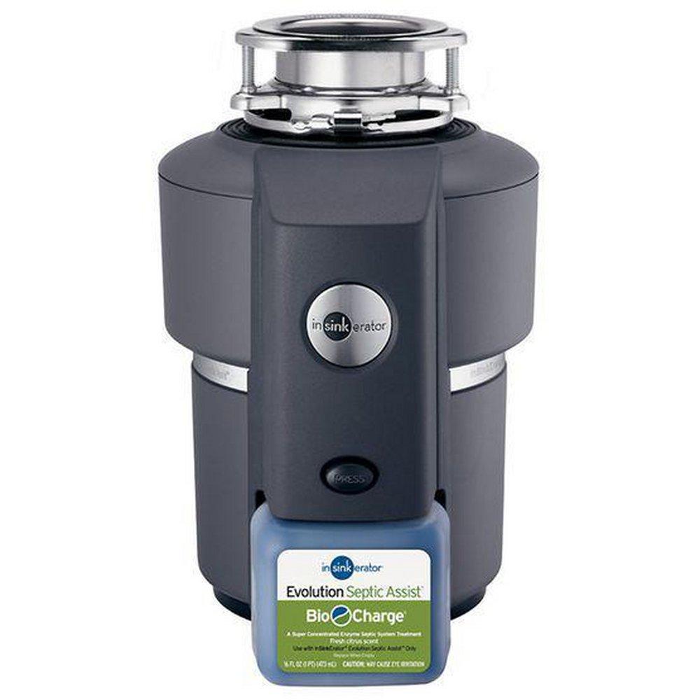 INSINKERATOR InSinkErator 79403-ISE Evolution 3/4 hp Continuous Feed Garbage Disposal with SoundSeal Technology and Bio-Charge Septic Assist
