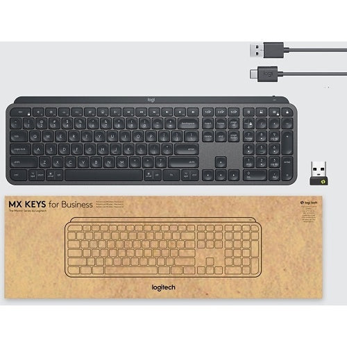 LOGITECH Logitech 920-010116 Master Series MX Keys Keyboard for Business with Logi Bolt USB Receiver